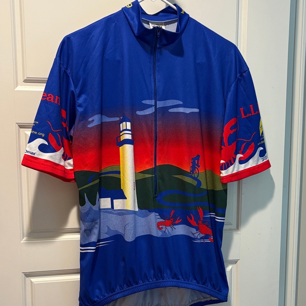 Vomax Cycling Jersey with Maine Motif (L)
Made in USA